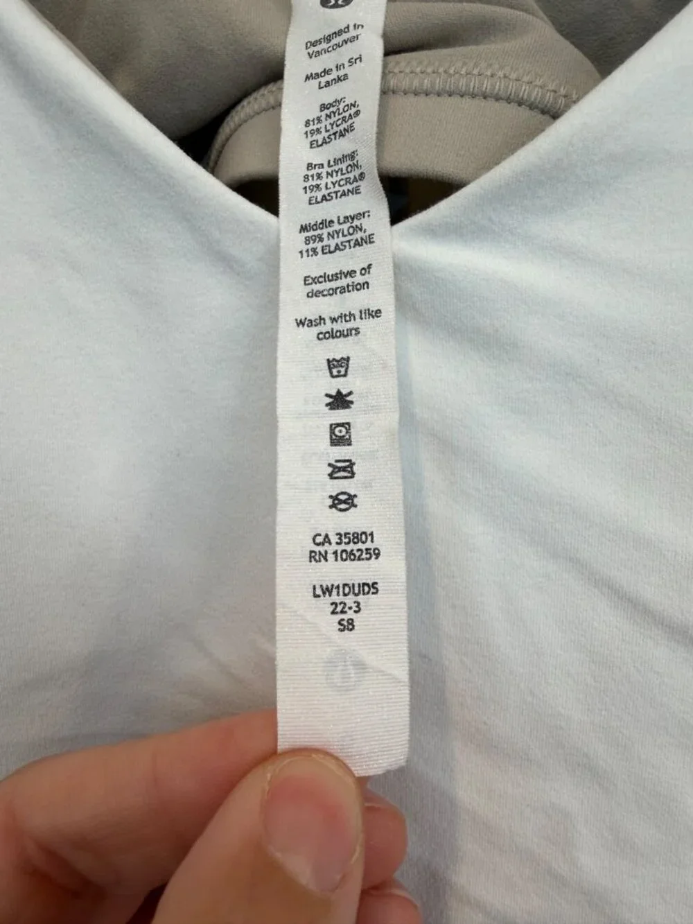 Lululemon Women's White Align Tank Top University of Alabama Bama Script A Sz 6